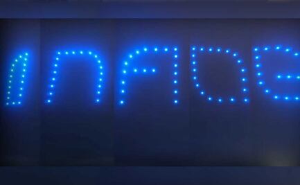 VIDEO. Drones inteligentes ofrecen gran espectáculo de luces en Puebla