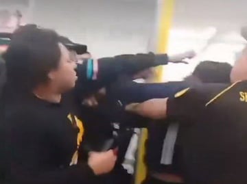 VIDEO Lady Coppel enfurece y agrede a policías municipales