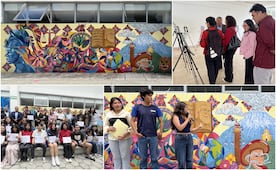 Inauguran mural en el Complejo Regional Mixteca de la BUAP