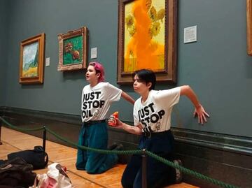 Escándalo en el arte: cuadro de Van Gogh es vandalizado por ecologistas