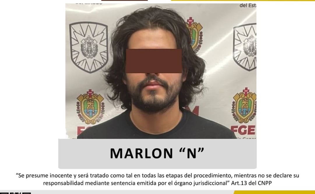 Marlon. Imponen prisión preventiva oficiosa a Marlon, presunto feminicida de Montserrat Bendimes. Foto: Especial