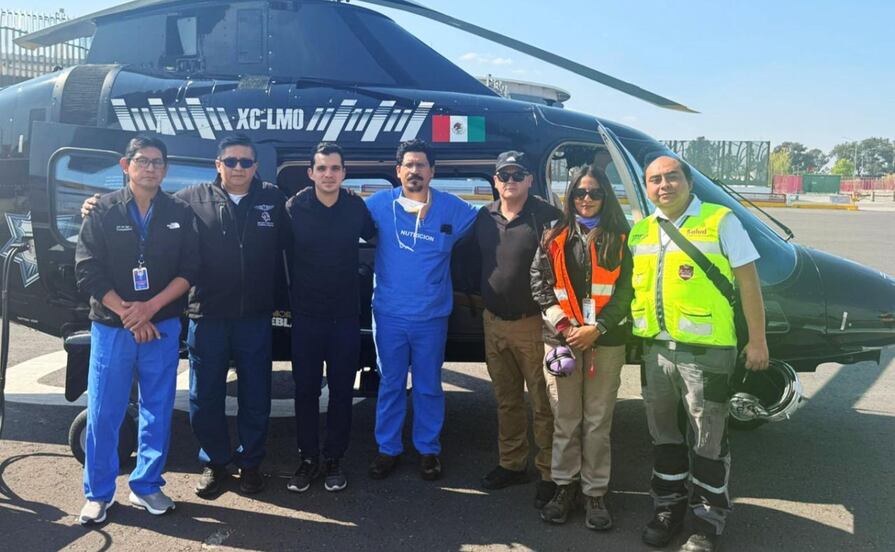 Gobierno de Puebla coordina traslado aéreo de órgano donado a la CDMX