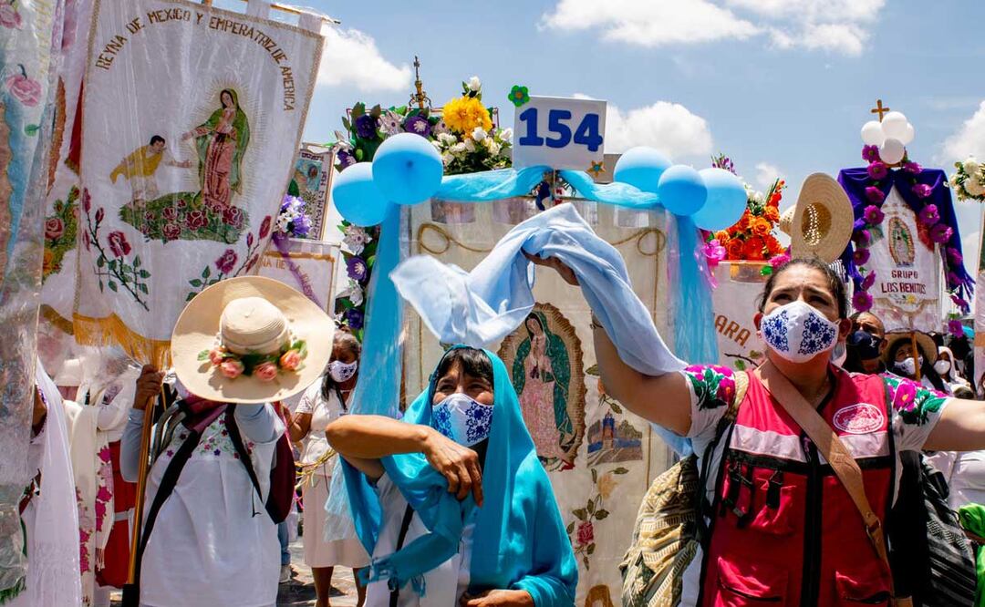 El 12 de diciembre se conmemora la aparición de la Virgen de Guadalupe en el Cerro del Tepeyac | Foto: Agencia Es Imagen para El Universal Puebla