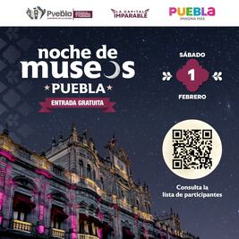 Presenta gobierno de la ciudad calendario de Noche de Museos 2025