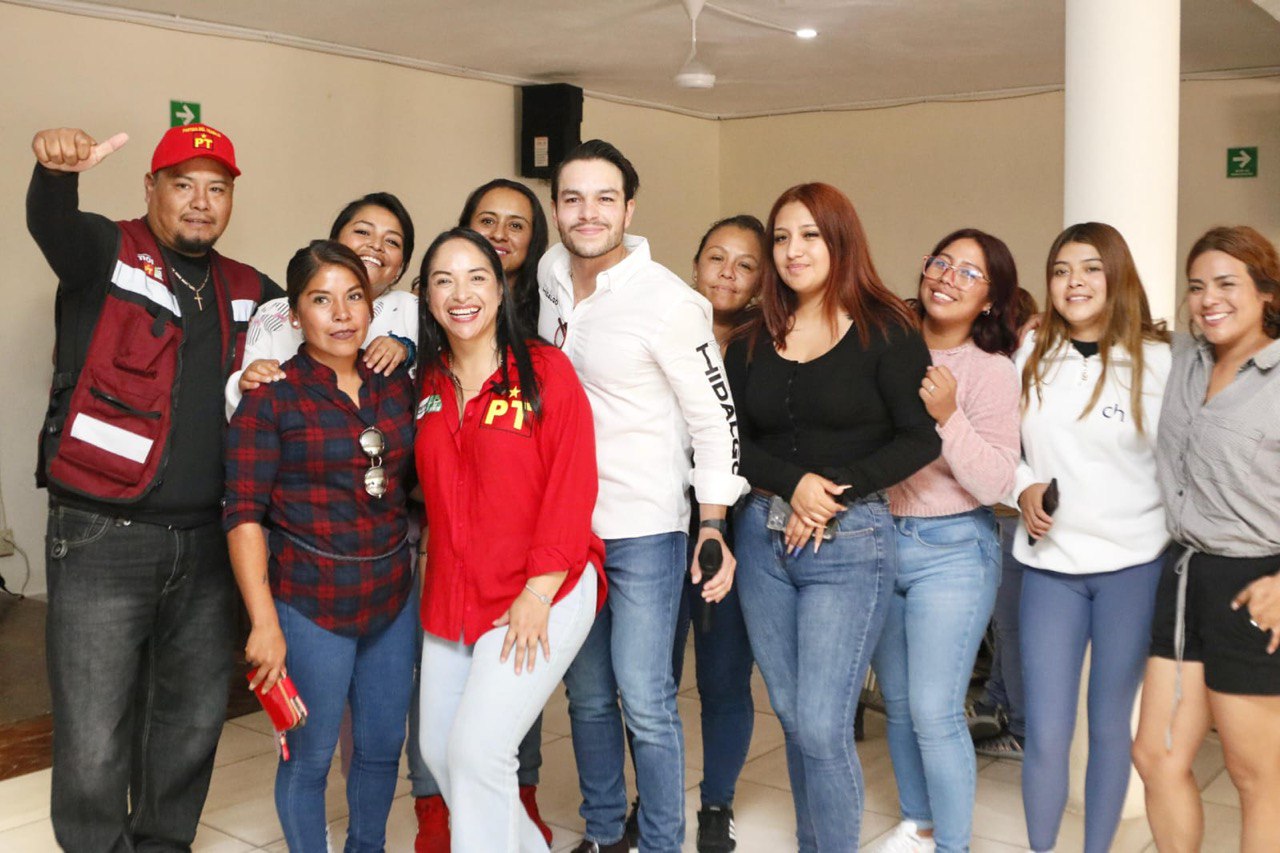 Liz Sánchez convivió con habitantes de la capital poblana | Foto: Especial
