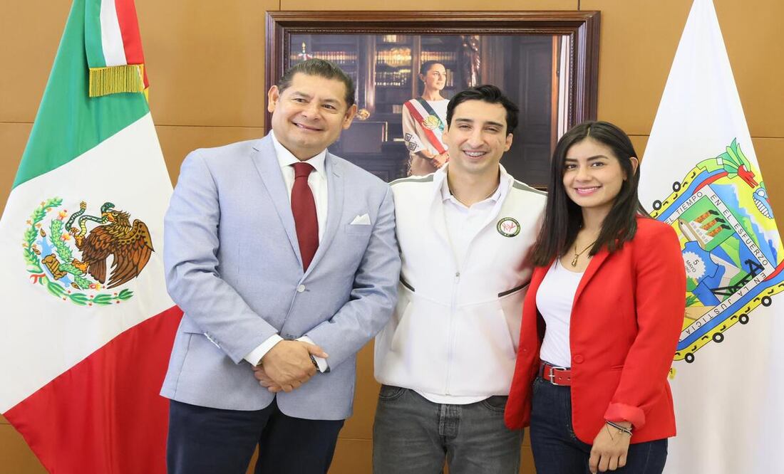 Diego Neumaier busca representar a Puebla y al país en competencias internacionales | Foto: Gobierno del Estado