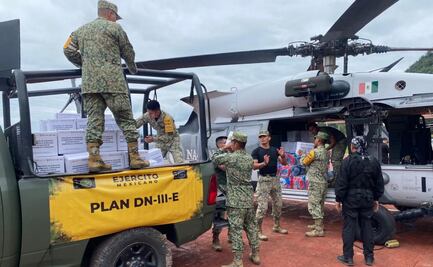 Fuerzas Armadas y Gobierno de Puebla reconstruyen en la Sierra Norte