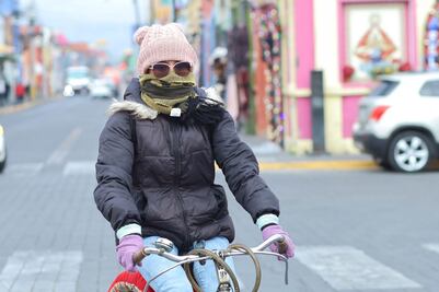 Se registran temperaturas bajo cero en Puebla por Frente Frío 24
