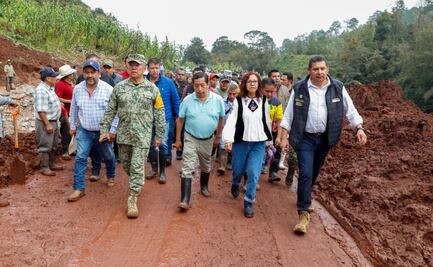 “Trabajamos para reponer su patrimonio, restablecer la salud y los accesos. Protegemos su vida”: Armenta