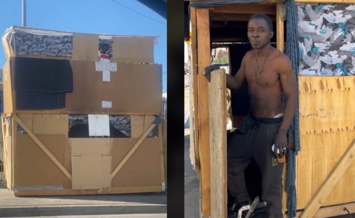 Viral: Hombre construye "casa de cartón” para vivir en los Ángeles