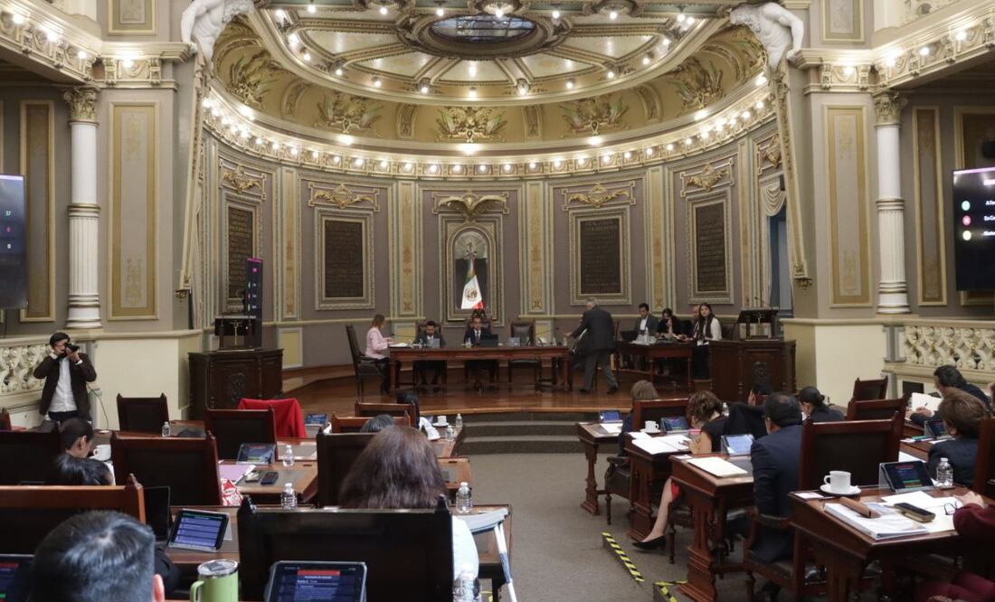 En la sesión de este jueves se abordó la situación financiera en el municipio de Puebla | Foto: Congreso del Estado de Puebla