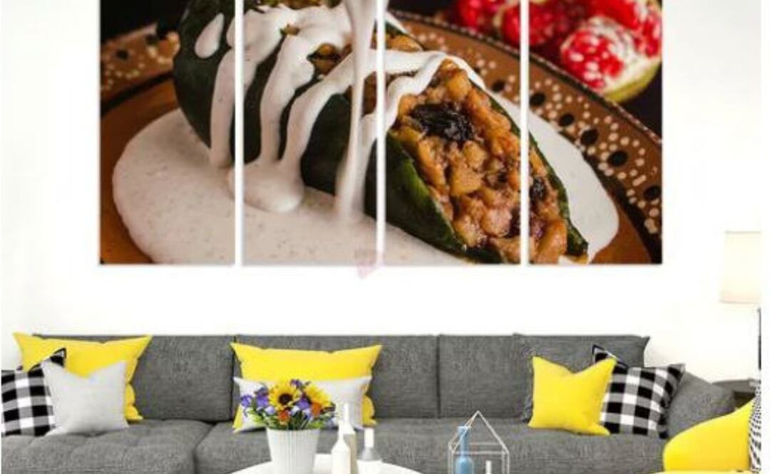 El chile en nogada es inspiración para la elaboración de souvenirs | Fotos: Mercado Libre