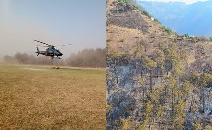 Por incendio forestal en Zacatlán suspenden clases en 7 escuelas