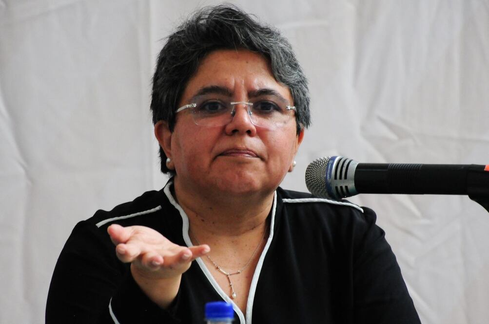 Raquel Buenrostro en conferencia de prensa. Foto: Cuartoscuro