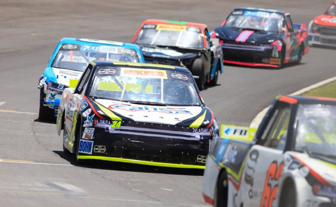 El estado de Puebla recibirá a los autos de la NASCAR México los días 8 y 9 de julio en el autódromo de Amozoc | Foto: Agencia Es Imagen para El Universal Puebla