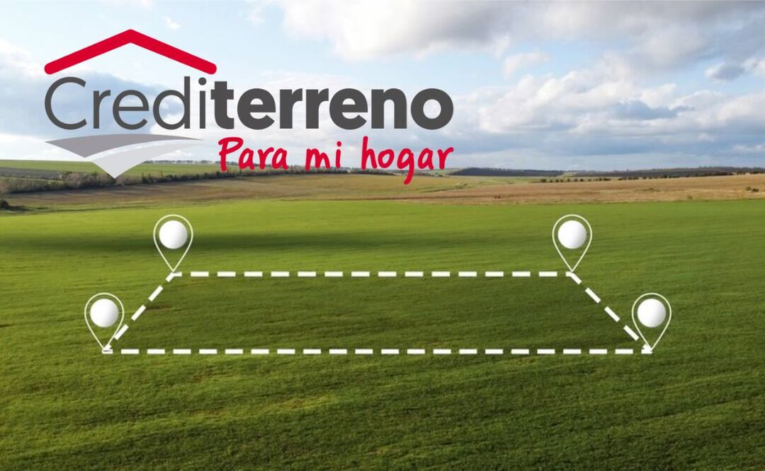 El Crediterreno es un programa del Infonavit | Foto: Infonavit / Freepik