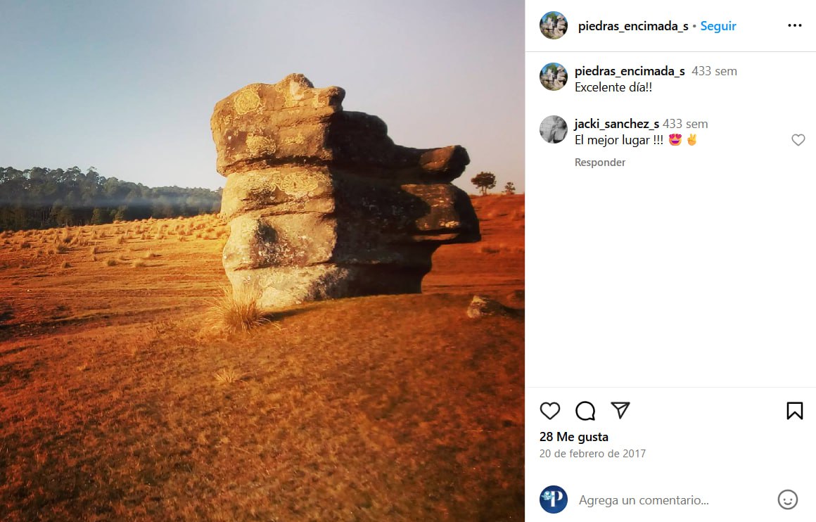 Foto: Instragram piedras_encimada_s