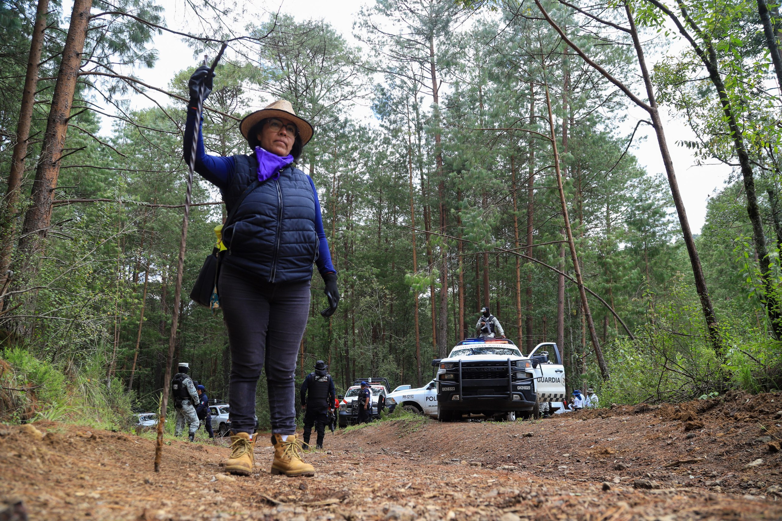María Luisa Núñez ha encabezado el movimiento de búsqueda de los desaparecidos en Puebla | Foto: EsImagen