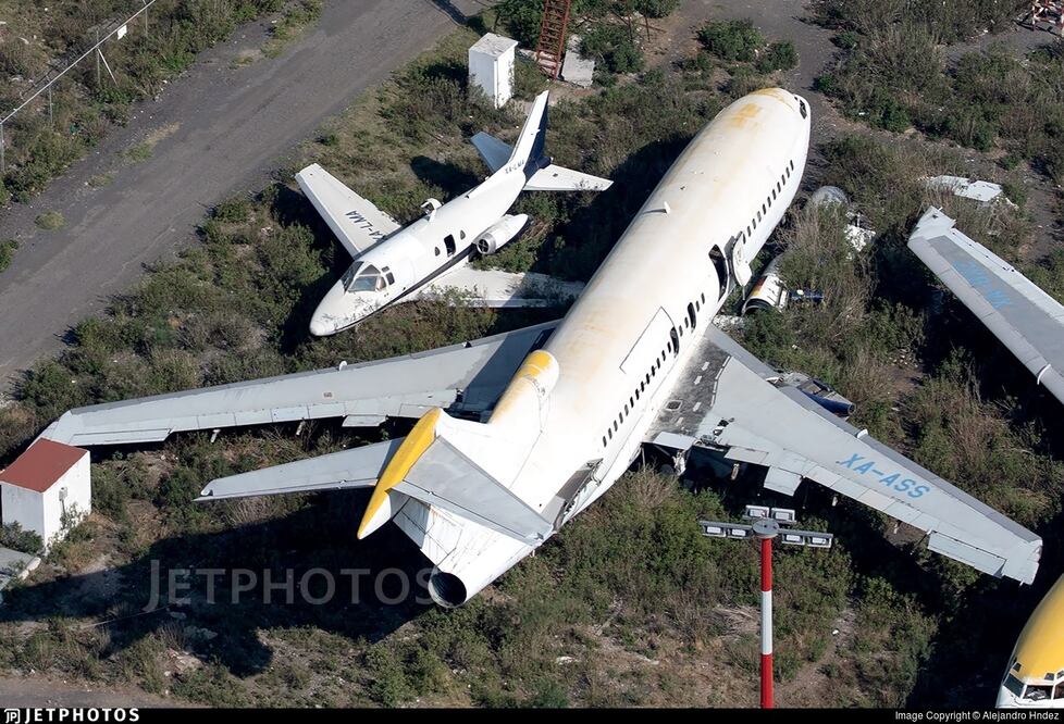 El cementerio se ubica en el Aeropuerto Internacional de la Ciudad de México | Foto: JetPhotos