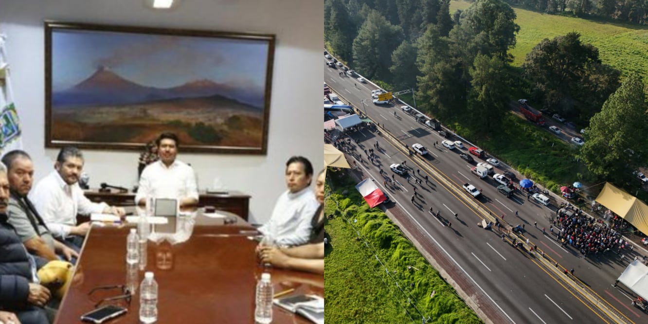 Liberan permanentemente un carril de la autopista México-Puebla / Foto Es Imagen, Redes Sociales