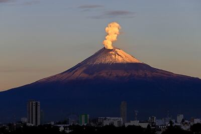 HERMOSA POSTAL DEL POPOCATÉPETL