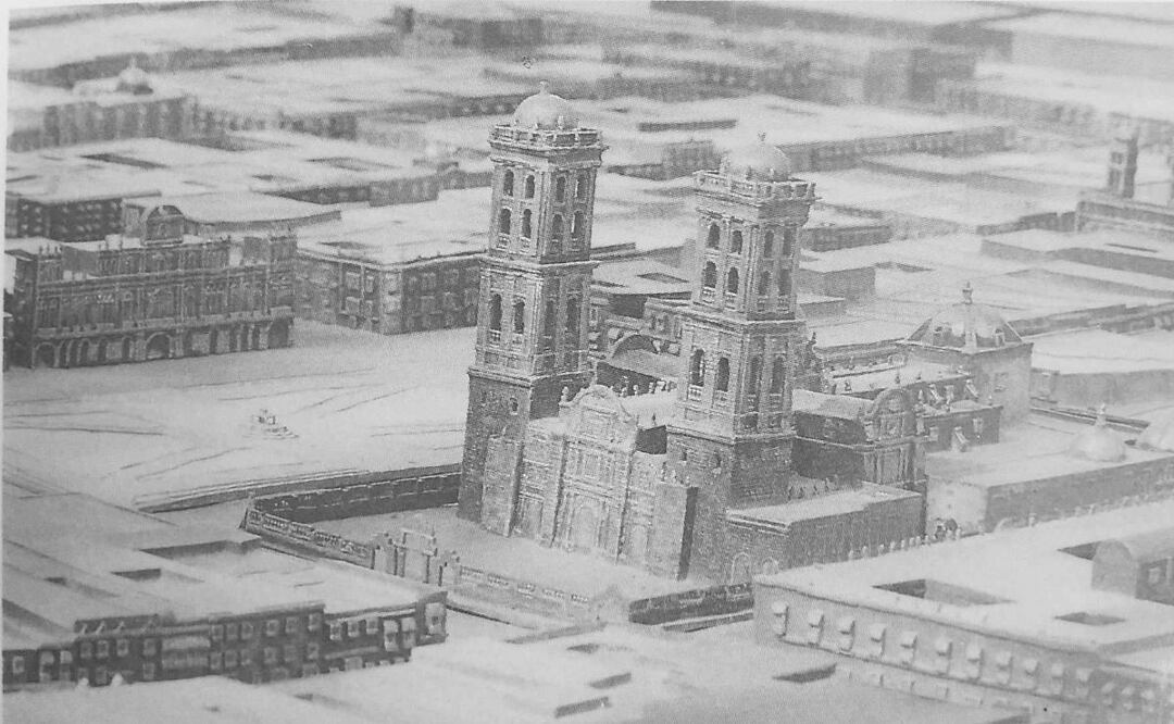 La maqueta de Puebla guarda mucha historia | Foto: Twitter @PueblaAntigua
