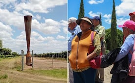 Campesinos de Tlaxcala acusan a Audi y a Tamariz de supuesto uso de bombas antigranizo