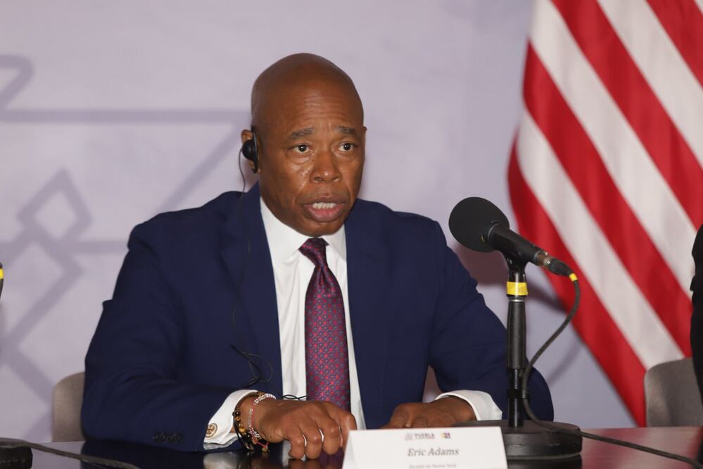 El alcalde Eric Adams aseguró que la ciudad de New York se encuentra rebasada y las condiciones no son las idóneas | Agencia Es Imagen para El Universal Puebla