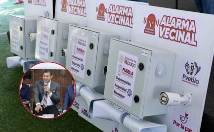 Armenta refuerza seguridad en la ciudad de Puebla; instalan 1,500 alarmas vecinales