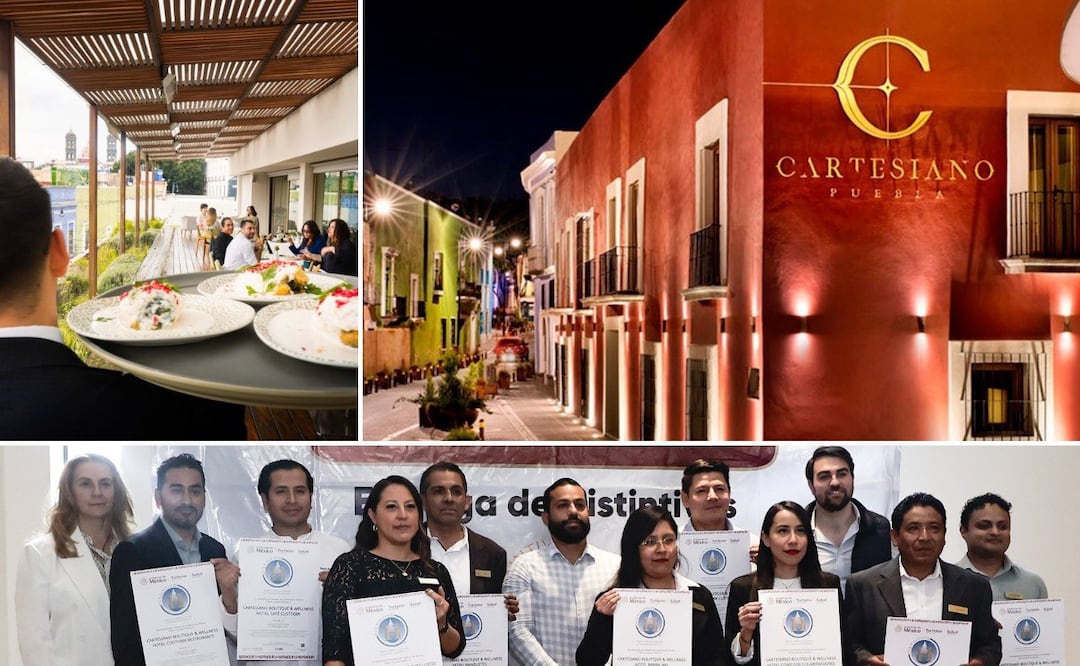 Hotel Cartesiano se ubica en el Centro Histórico de Puebla | Foto: EsImagen/IG Comedor 360