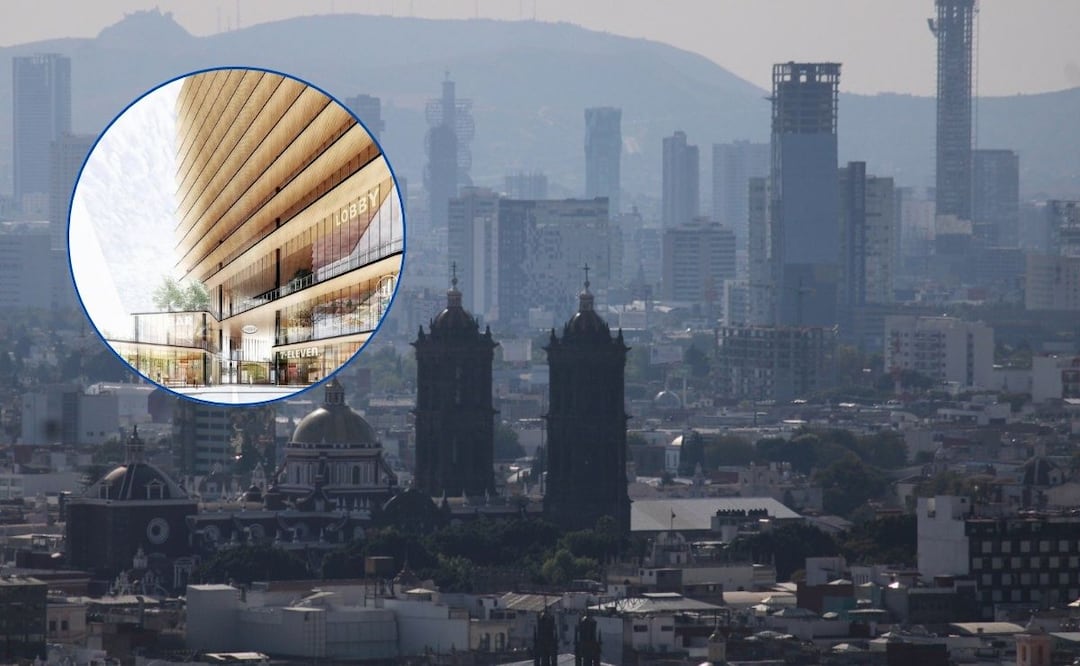 Ahora en Puebla hay varios rascacielos a la vista | Foto: EsImagen / Facebook Rascacielos de México