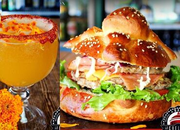 Menú de muertos: Margarita de cempasúchil y hojaldra burguer en Atlixco