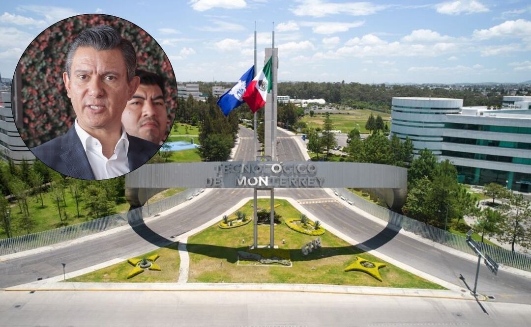 El candidato Rafa Cañedo estuvo en el Tecnológico de Monterrey en Puebla | Foto: Tec de Monterrey / EsImagen