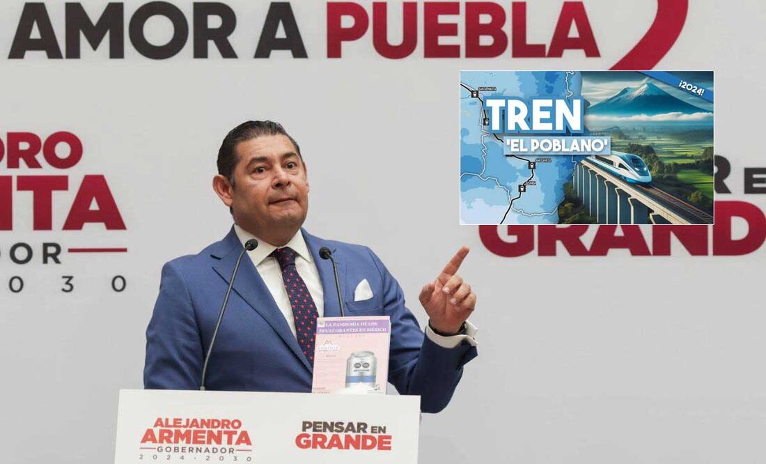 Alejandro Armenta habló del tren CDMX-Puebla-Veracruz | EsImagen