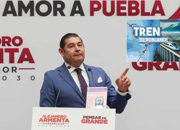 Armenta revisará liberación de derechos de vía para el tren CDMX-Puebla-Veracruz