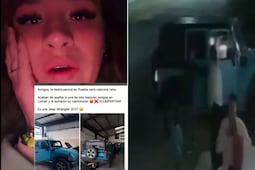 Encañonan y roban una Jeep a familia en Lomas de Angelópolis