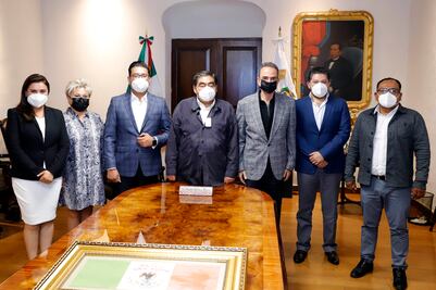 Acuerdan Miguel Barbosa y PRI trabajo común en el Congreso