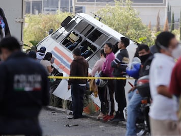 Choque en la México-Puebla deja saldo de 17 lesionados