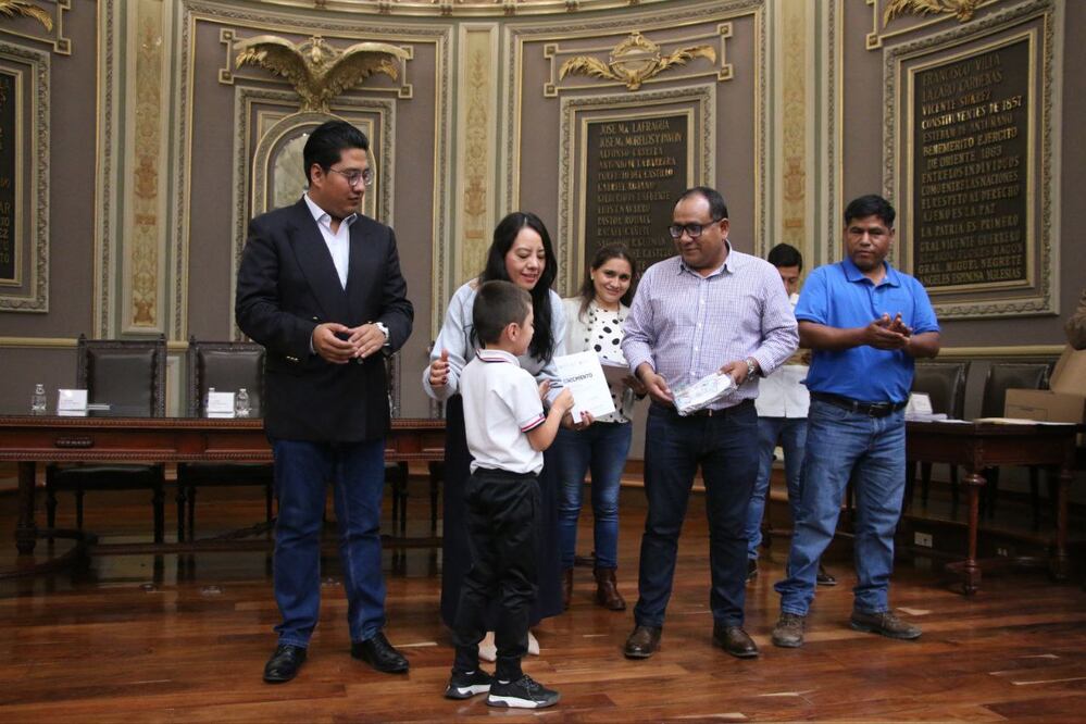 Niños de varios municipios visitaron el Congreso de Puebla | Foto: Congreso del Estado de Puebla