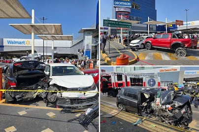 Aparatosa carambola en Vía Atlixcáyotl: una joven sin vida y 8 vehículos involucrados