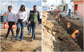 Supervisan rehabilitación de calles en la Junta Auxiliar Ignacio Romero Vargas