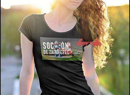 ¡Lleve la playera de novedad! Venden en internet camisetas del socavón