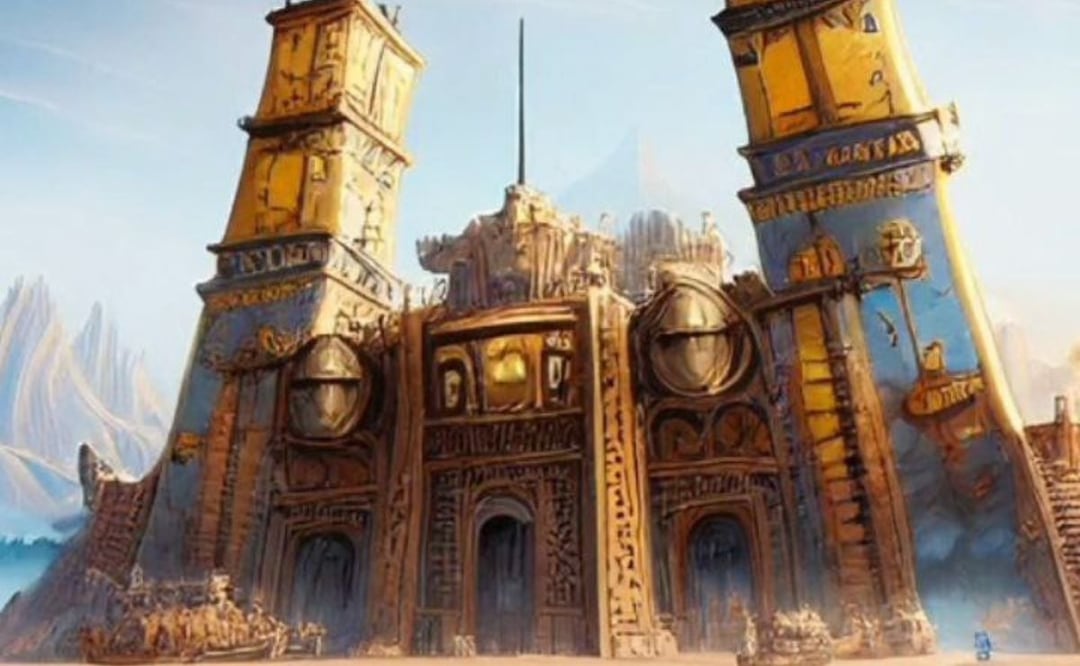 Esta es la Catedral de Puebla según la Inteligencia Artificial | Foto: TikTok xochitlrrangel