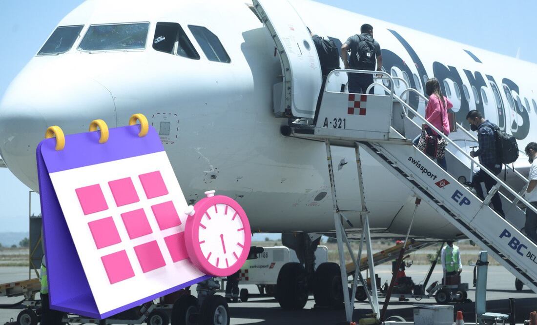 Volaris tiene 30 nuevos destinos | Foto: EsImagen y Canva