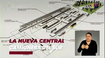 ¿Cuándo comenzará a operar la Central de Autobuses del Sur? 
