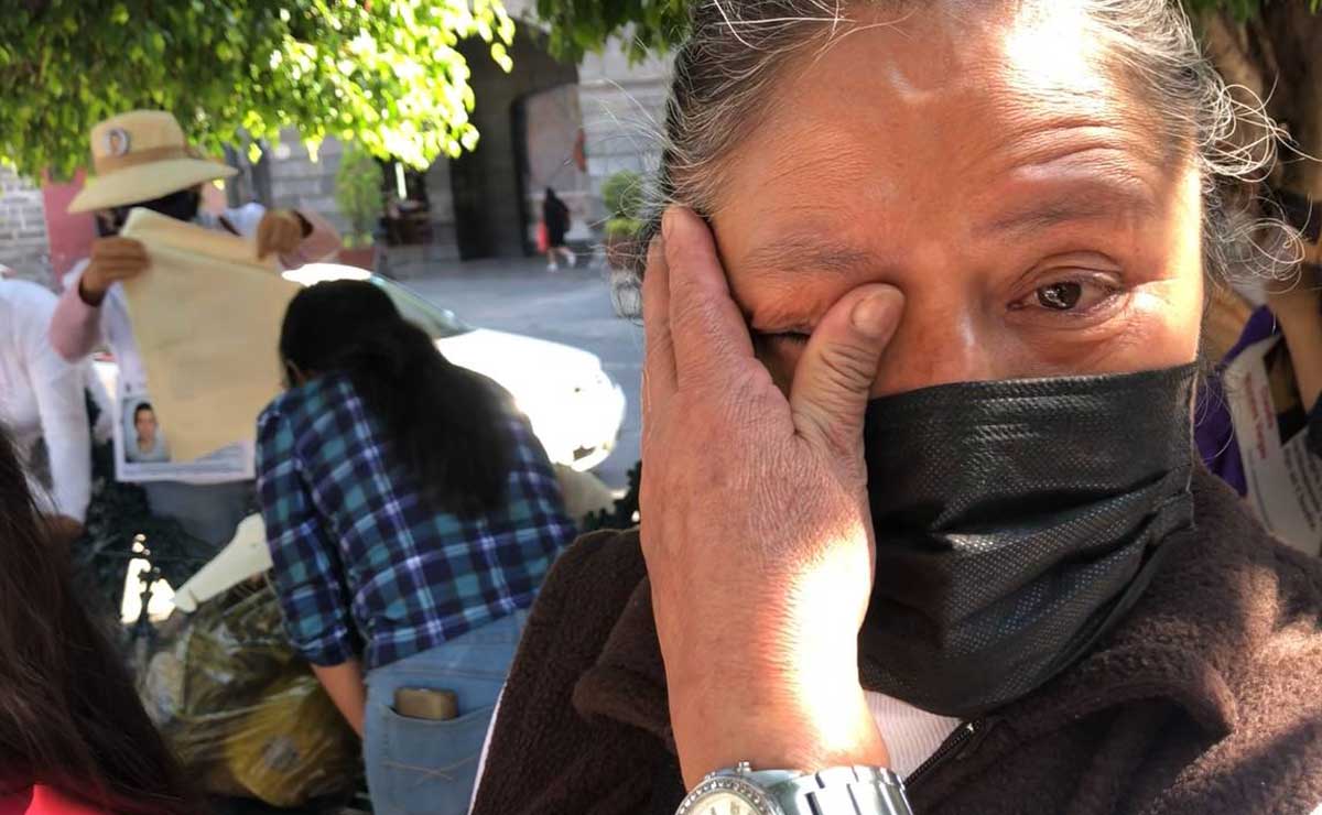 María Reyes lleva tres años llorando por su hijo desaparecido