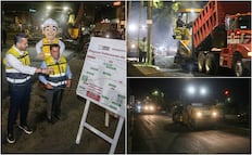 Avanzan obras de pavimentación en Diagonal Defensores 
