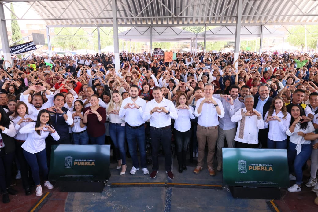 100 días de cumplir compromisos, con inversión y justicia para las familias de Puebla
