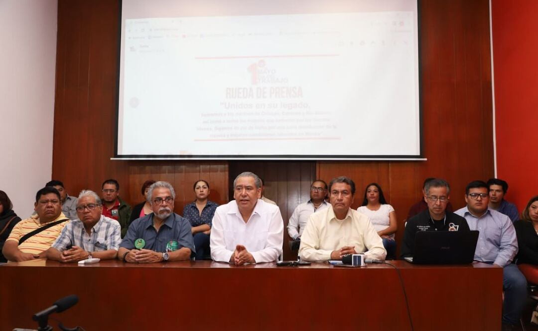Organizaciones agremiadas a la Confederación de Trabajadores de México marcharán el 1 de mayo en la ciudad de Puebla | Foto: Agencia Es Imagen para El Universal Puebla