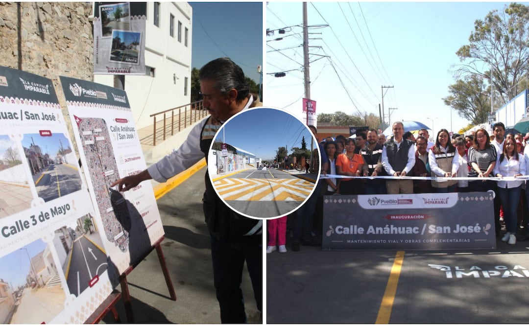 Entrega Pepe Chedraui obras viales en la Junta Auxiliar Ignacio Romero Vargas | Foto: Ayuntamiento de Puebla.
